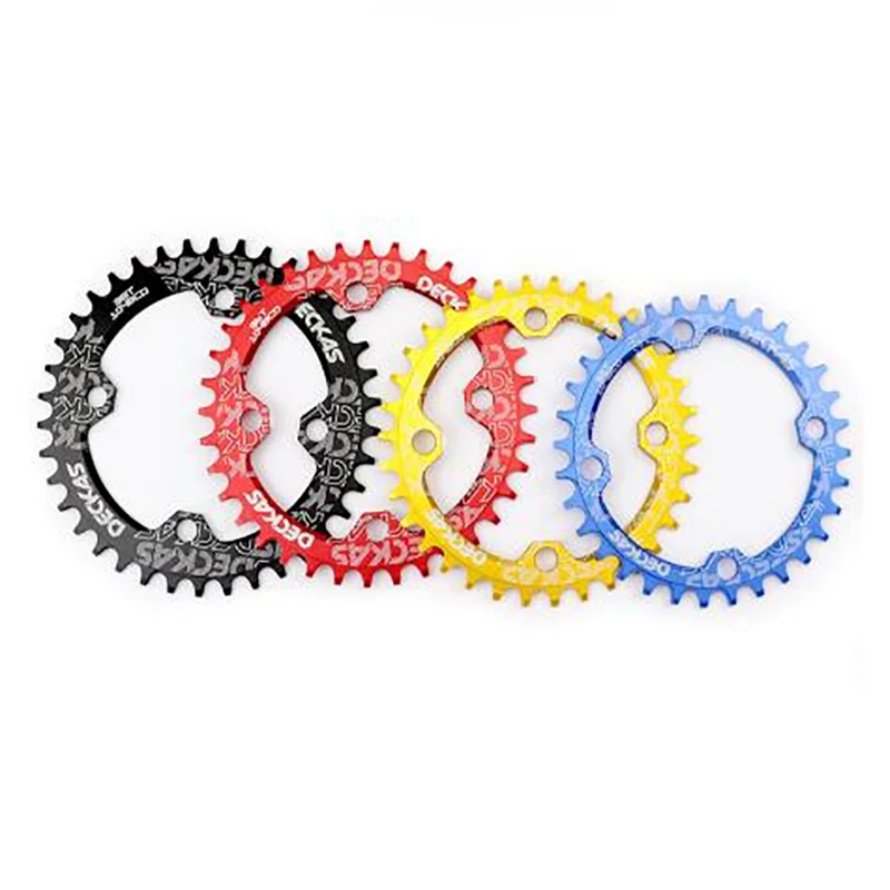 Deckas 104BCD круглая узкая широкая цепь MTB горный велосипед 32T 34T 36T 38T коленчатый набор
