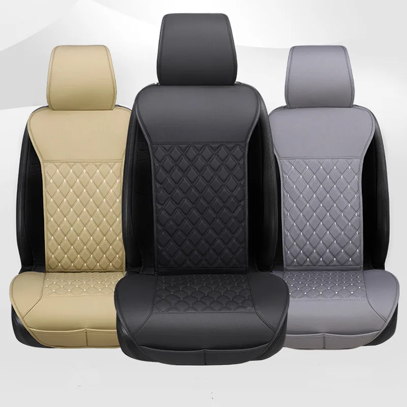 

Чехол из искусственной кожи для автомобильного сиденья, протектор, передняя спинка, подушка, коврик, Кожаный Автомобильный дышащий защитны...