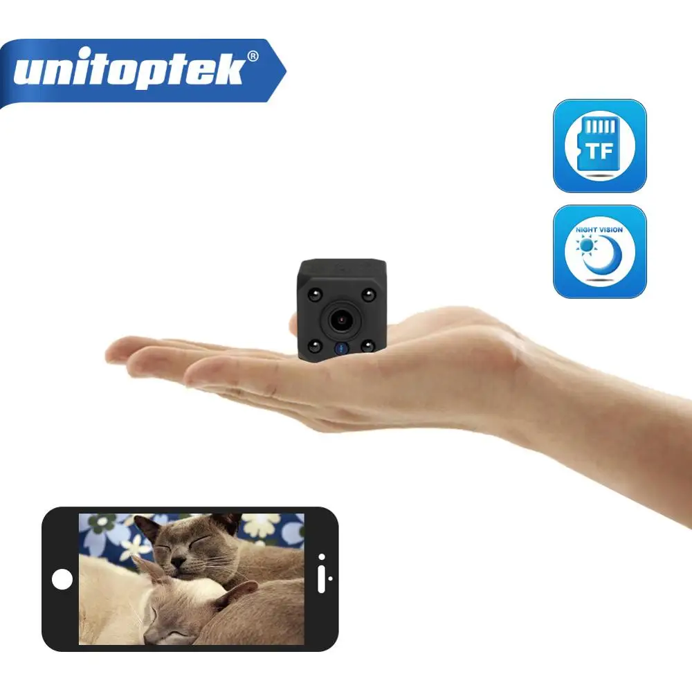 Супер Мини ip камера Wi Fi 1.0MP петля видео рекордер ночное видение встроенный