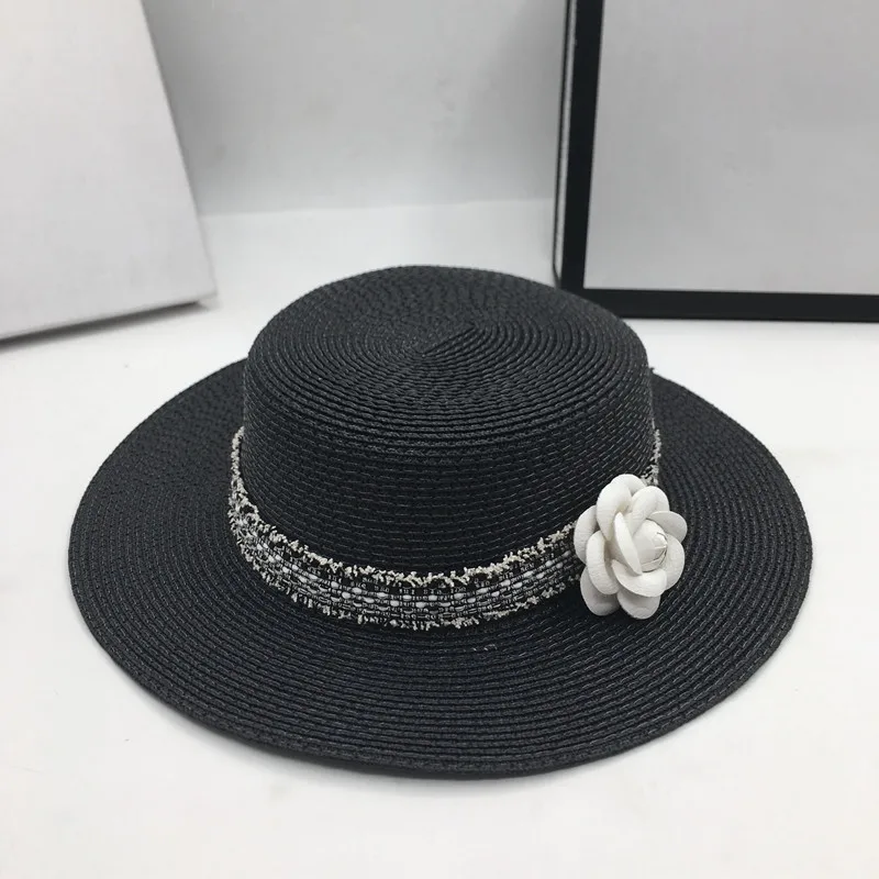 Summer straw hat small sweet wind restoring ancient ways fashion travel flat the camellia sunshade holiday han edition | Аксессуары для