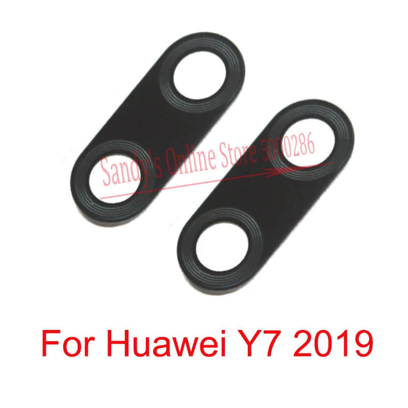

10 шт., стеклянная задняя камера для Huawei Y7 2019, большая Основная камера, запасные части