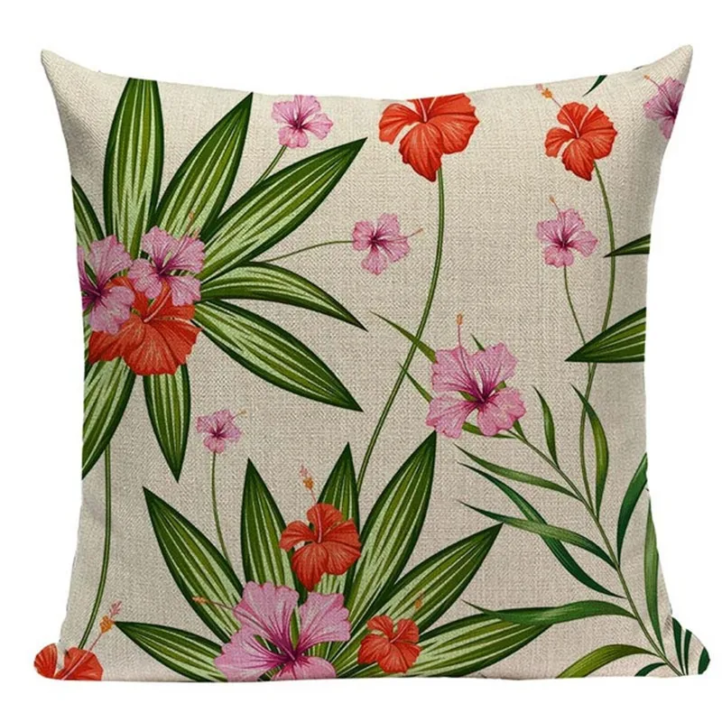 Завод Чехлы Тропическое дерево зеленый декоративная наволочка для подушки с