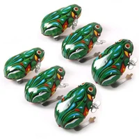 kids classic tin wind up clockwork toys jumping frog vintage toy for children boys educational
