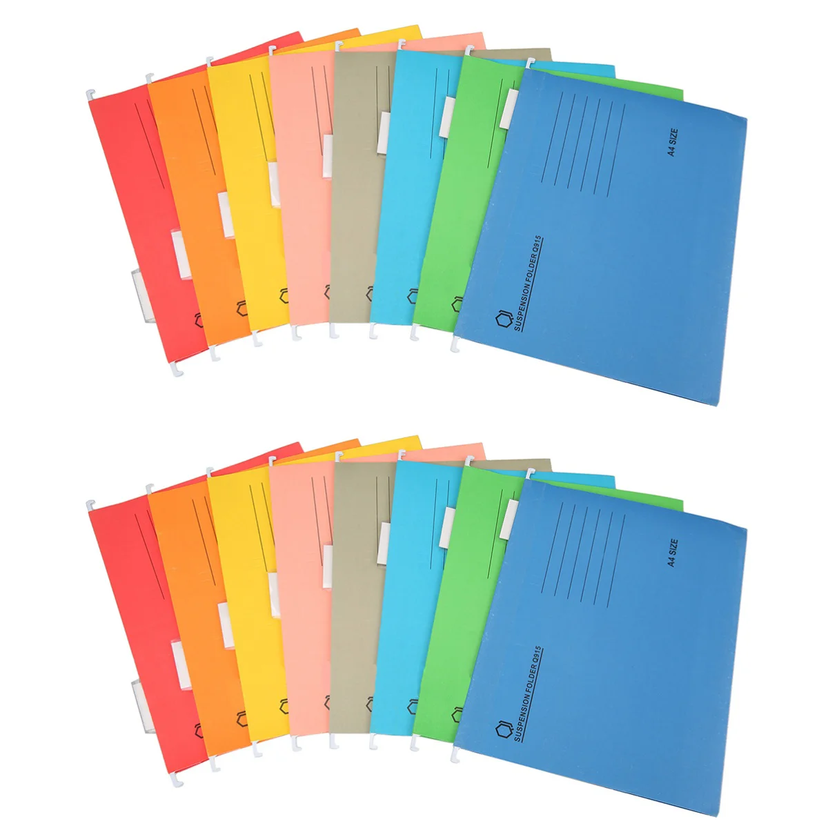 

16 PCS A4 Sized Suspension Folder Hanging File Holder Frame Documents Holder Organizer Desktop Office Supplies