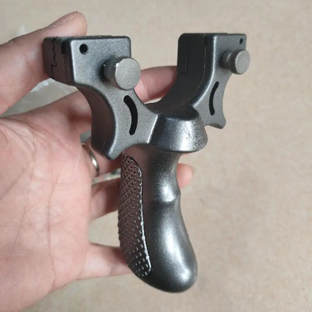 

Laser Slingshot Gun Grey Slingshot Flat Rubber Band Level Fiber Laser Outdoor Hunting Slingshot