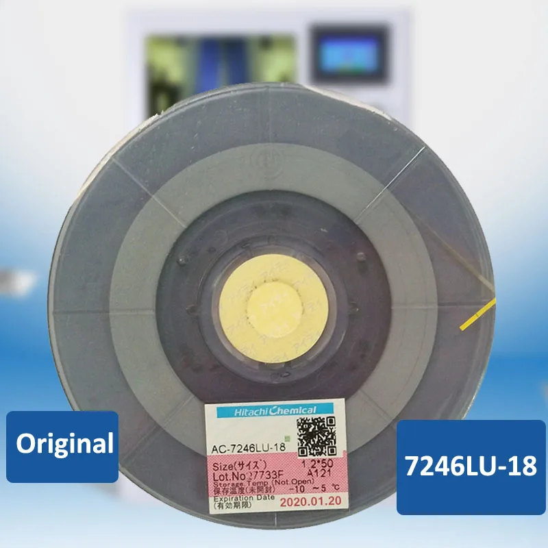 AC-7246 LU-18 Анизотропная проводящая пленка клейкая 1,5*50 м 1,5*100 м проводящая плотность частиц сквозной-kill для ремонта стекла ТВ