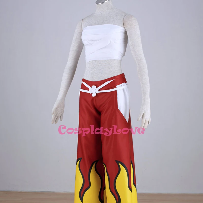 Косплей Любовь Фея хвост Эрза Алый Красный Пламя косплей костюм сексуальный
