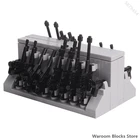 Военный конструктор MOC для оружия, игрушечные блоки, город, 10 шт., набор оружия, армейский конструктор, обучающая детская игрушка, подарок для детей