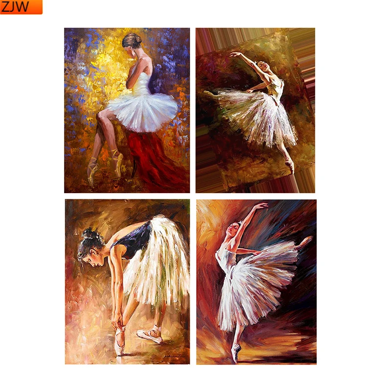 Алмазов картина балетки Алмазная вышивка на балетную тематику и Стразы Декор для