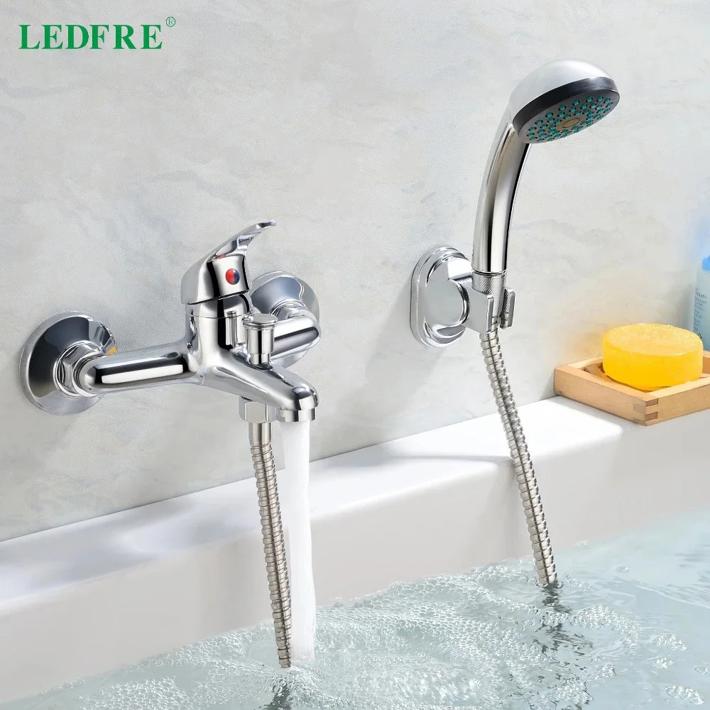 LEDFRE одноступенчатый смеситель для ванной комнаты с одной ручкой кран горячей и