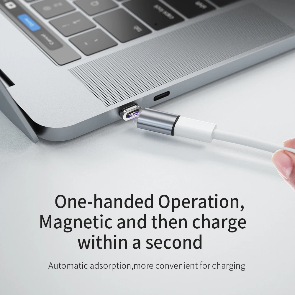 Быстрая зарядка Магнитный адаптер для передачи данных Android IPhone Type C Micro USB 2 0