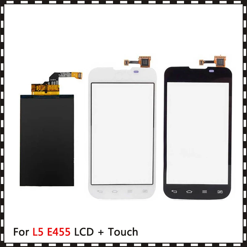 Новый высококачественный 4 0 дюйма для LG L5 II двойной E455 ЖК-дисплей с сенсорным