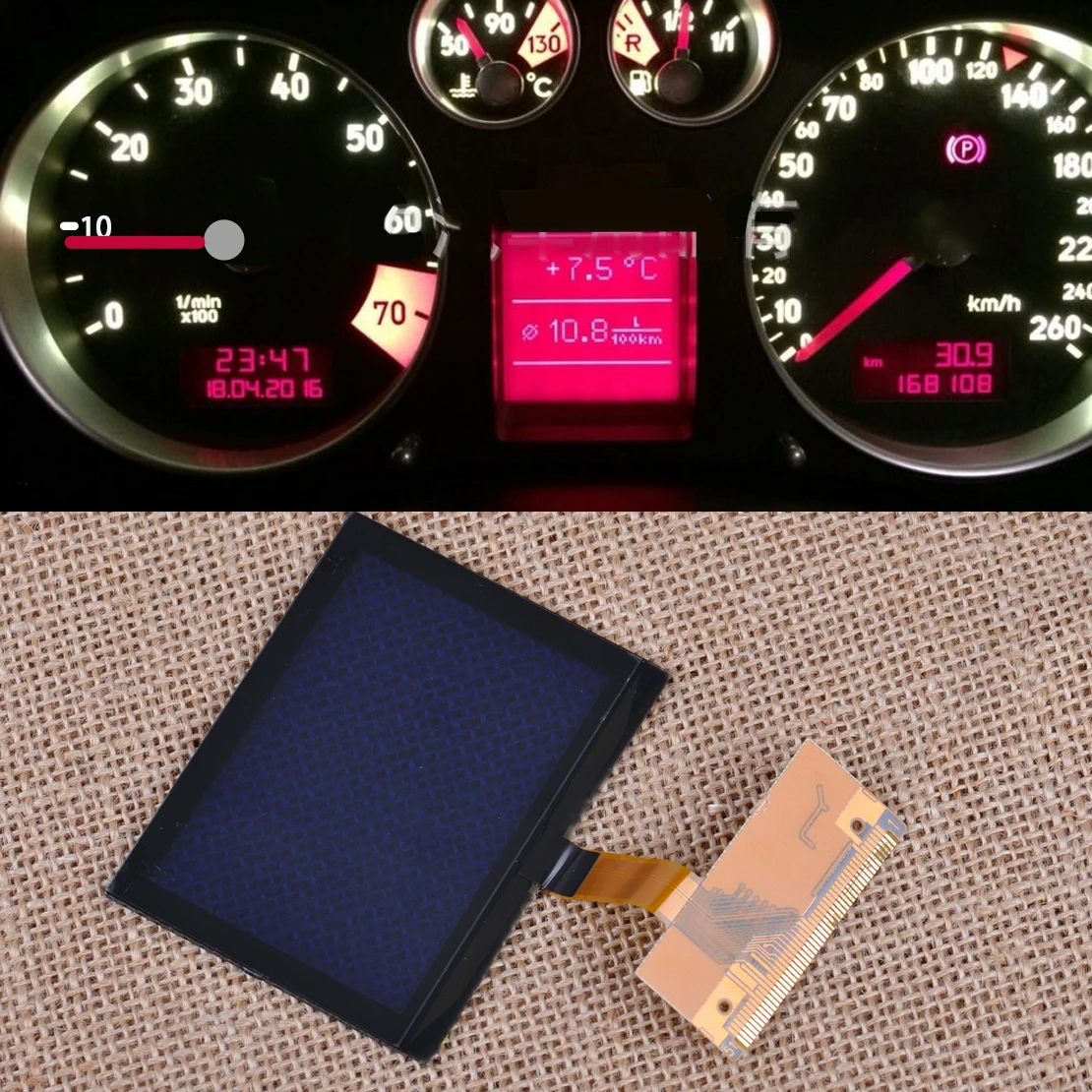 

Car LCD Replacement Cluster Speedometer Display Screen Fit For Audi A3 A6 C5 TT 8N Series 1999 2000 2001 2002 2003 Accessories