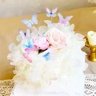 3D бабочка торт на день рождения Топпер DIY свадебный торт десерт Топ баннер мальчик девочка на день рождения кекс Топпер Свадебные принадлежности