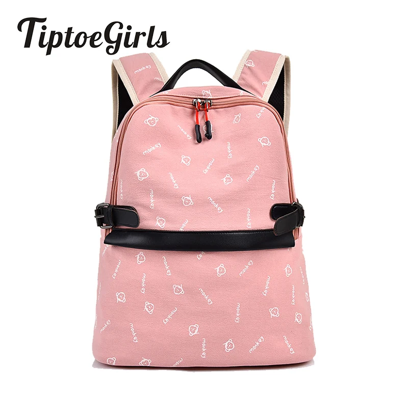 Модная пряжка для пояса рюкзак BaNew печать обезьяна колледжа модная повседневная