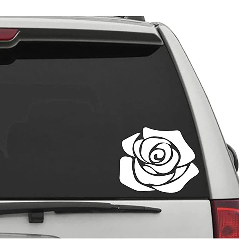 

Seek Racing Rose Vehicle Decal CAR Truck Window Bumper Sticker Flowers Outdoors Nature Cute sticker
