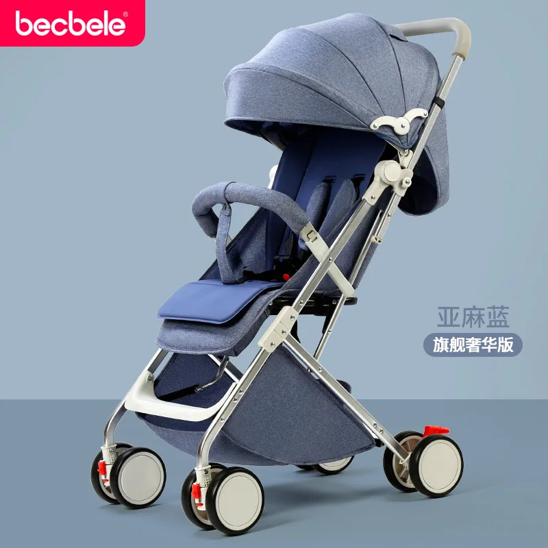 Портативная детская коляска может сидеть на спине ультра-светильник зонт
