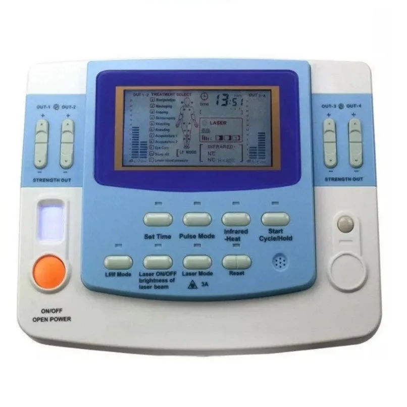 

110-220V Low And Medium Frequency Therapy Device Electrical Acupuncture Ultrasound And Laser Therapeutic Apparatus Body Massage