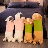 90cm creative cartoon dog soft plush stuffed plush toy puppy animals pillow for kids children girlfriend christmasbirthday gift