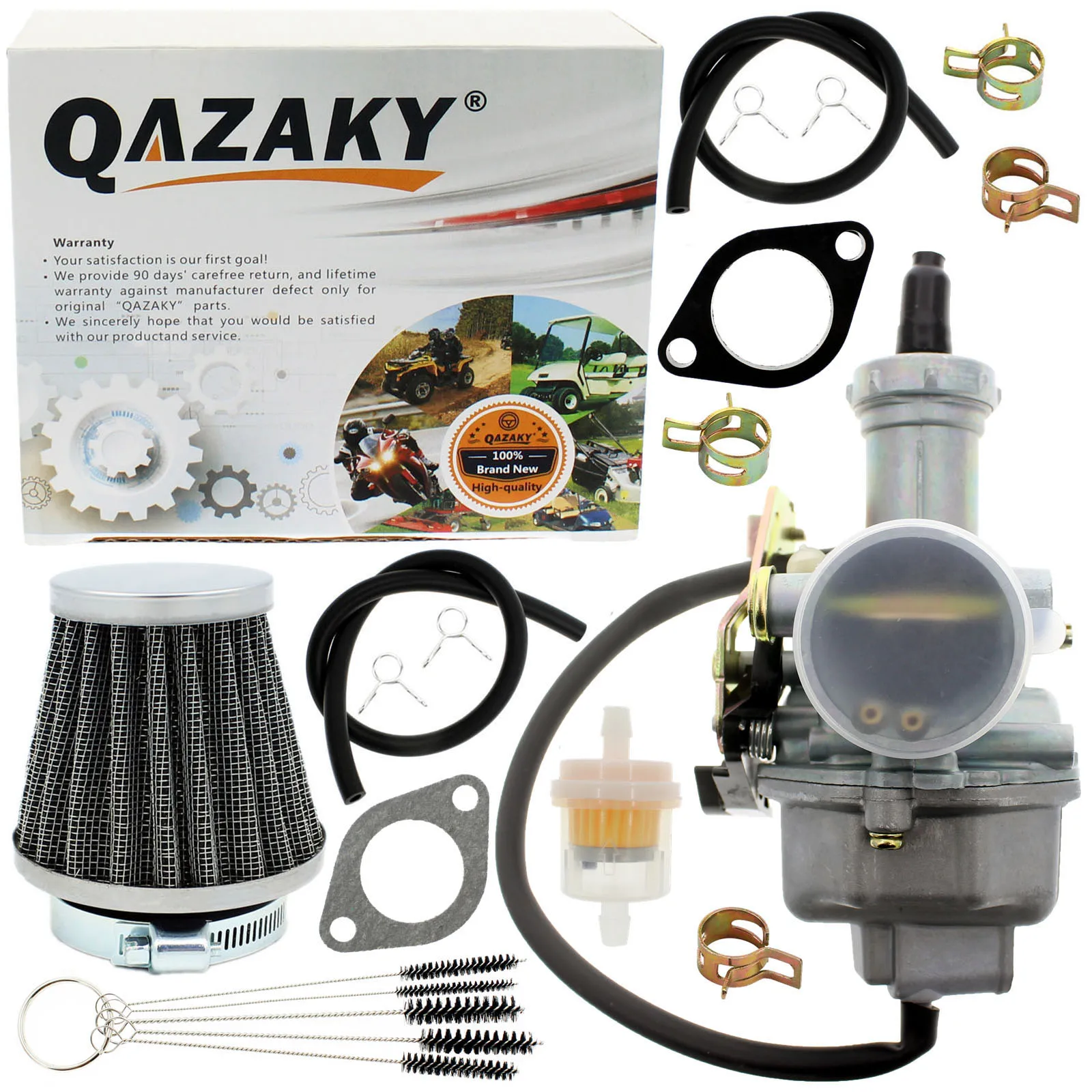 Карбюратор 27 мм для 4 х тактных CG 125cc 150cc 200cc 250cc ATV Go Kart Байк Taotao Sunl Buyang Coolsport Lifan Kazuma
