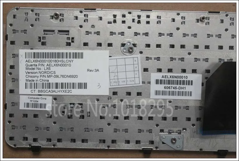 Новый Nordic Клавиатура для ноутбука HP Pavilion DV6-3000 DV6-3034 DV6-3100 DV6-3035 0KN0-FS1RU13 LX8 с рамкой NE