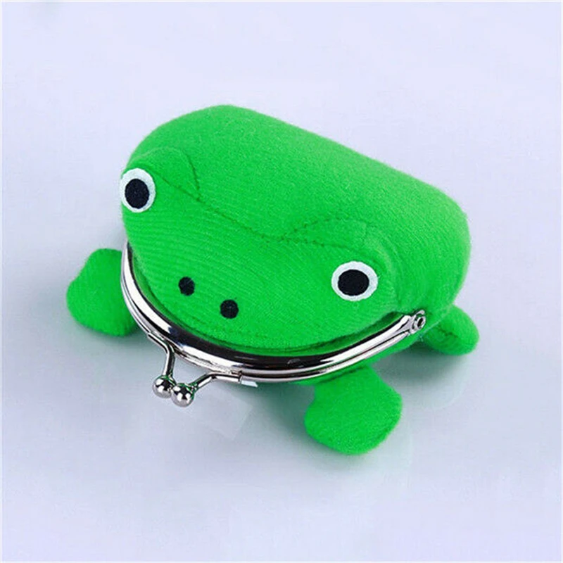 Frog Coin Purse Women's Wallet Pouch | Cute Manga Shape Fluff Clutch | Coin Holder for Adults, Kids, and Girls | 1 PC image 5