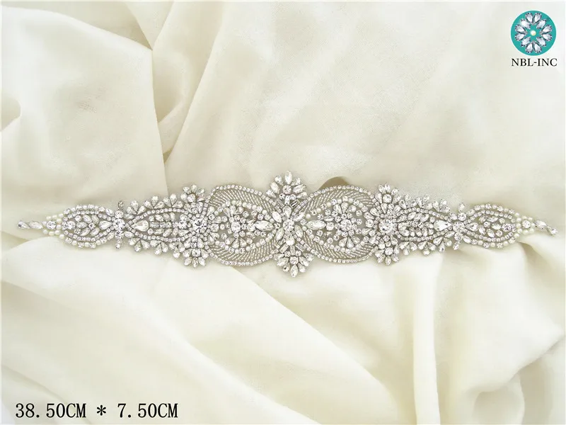 (1PC) Rhineston Bridal belt gold diamante with crystals wedding dress accessories sash for WDD0766 | Свадьбы и торжества