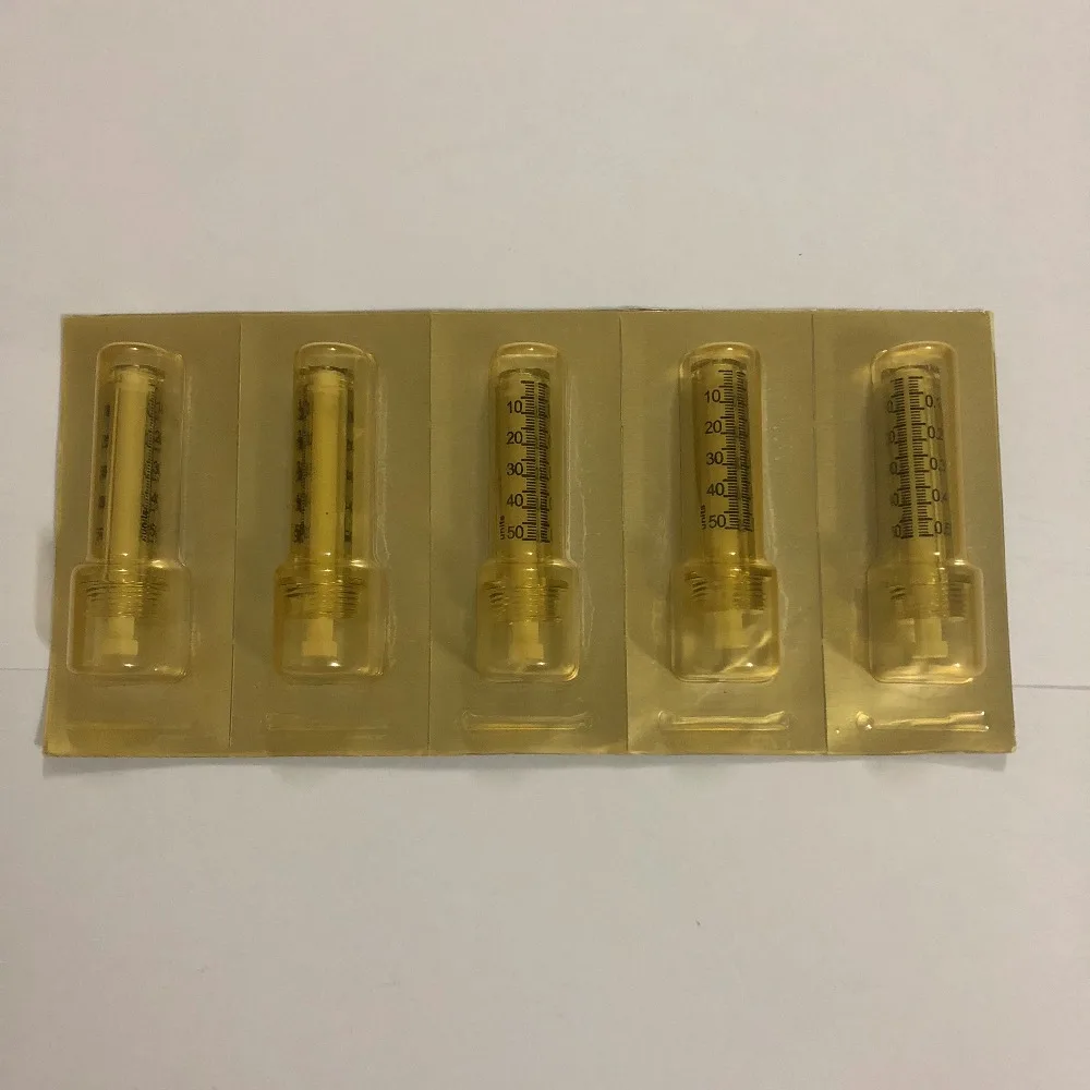 0.5ml 10pcs Syringe Ampoule head for hyaluron gun pen High Pressure wrinkle removal water syringe | Красота и здоровье