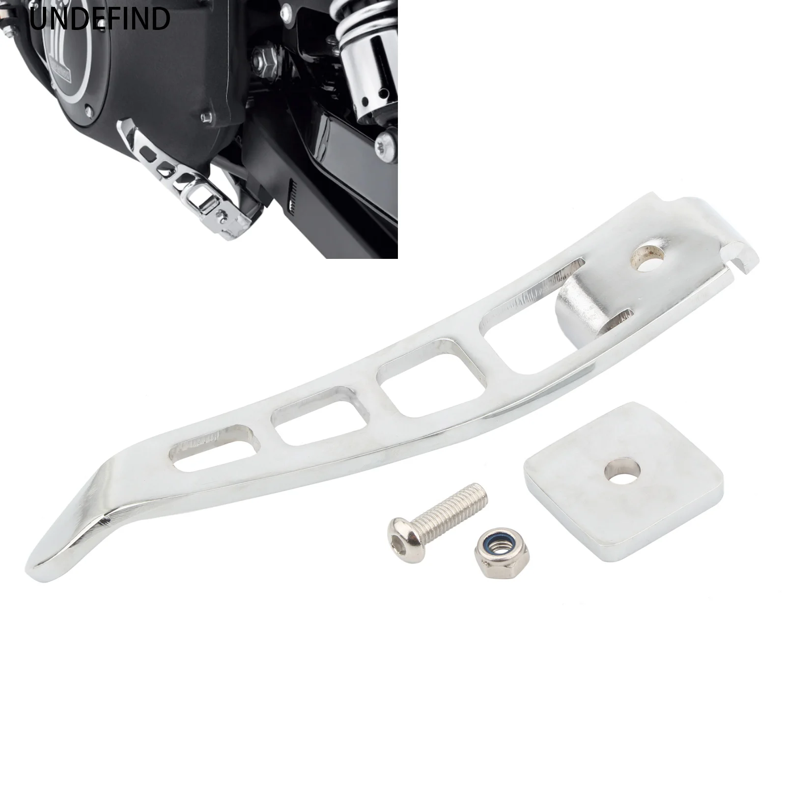 

Stand Kickstand Extension Motorcycle Foot Peg Pedal Support Kit for Harley Dyna Street Bob FXDB Fat Bob FXDF Low Rider 1993-2017
