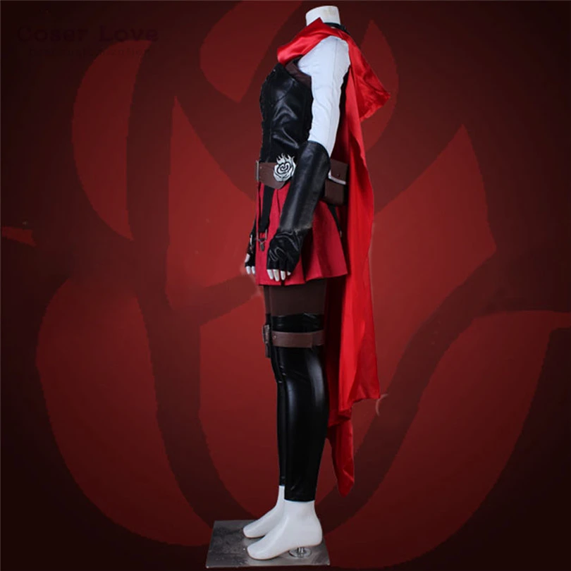 Рубиновая Роза Красная Шапочка 7 сезон косплей костюм карнавал Хэллоуин