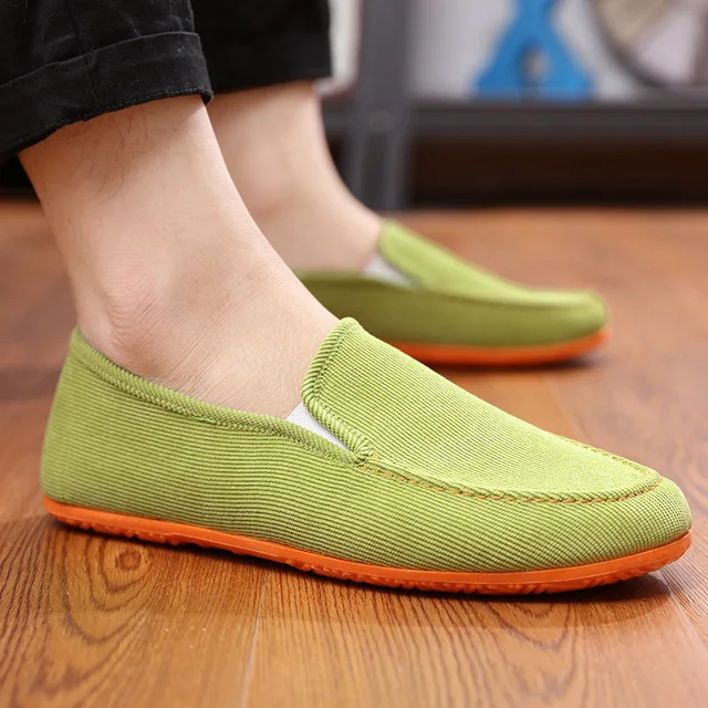 

Men's casual cloth shoes, driving canvas sneakers, adult male tennis shoes