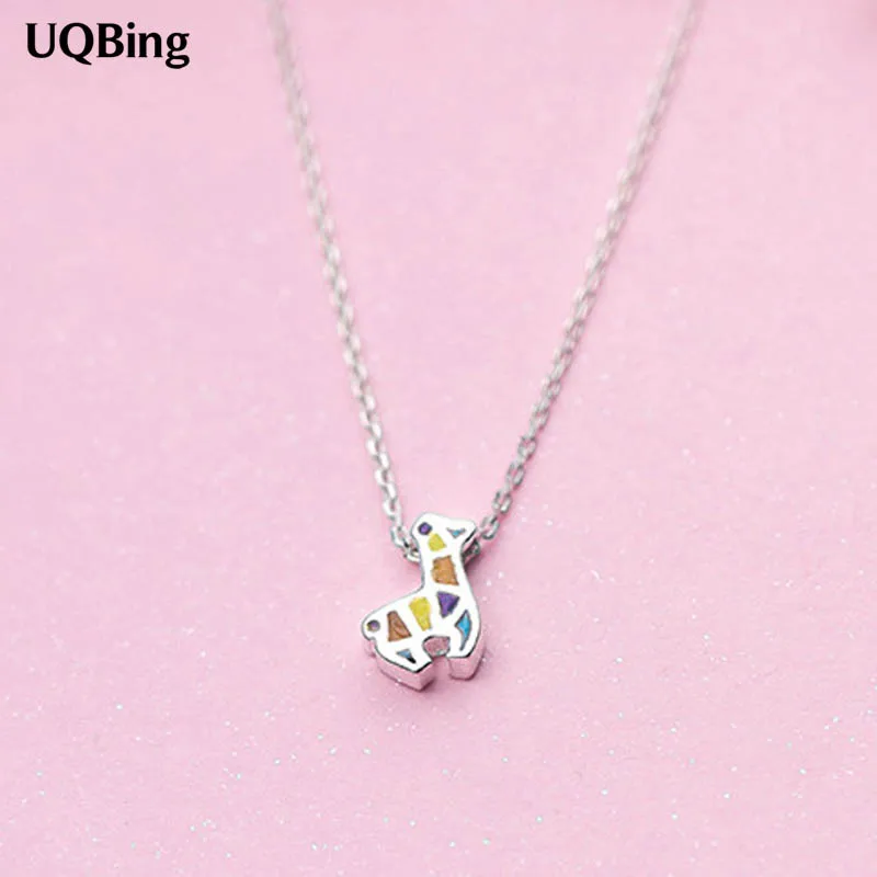 

Wholesale 925 Sterling Silver Chain Necklaces Silver Animal Pendant Necklaces Jewelry Collar Colar de Plata