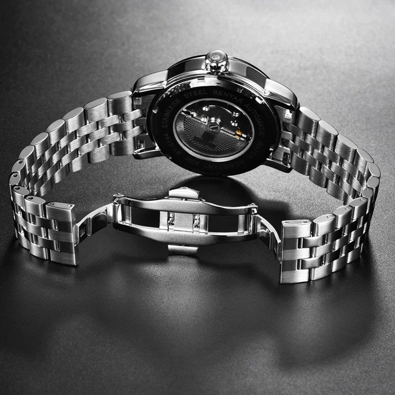 

BENYAR Men's Watches Top Brand Luxury Watch Men Automatic Watch Men Mechanical Wristwatch Mens Waterproof Clock Man Reloj Hombre