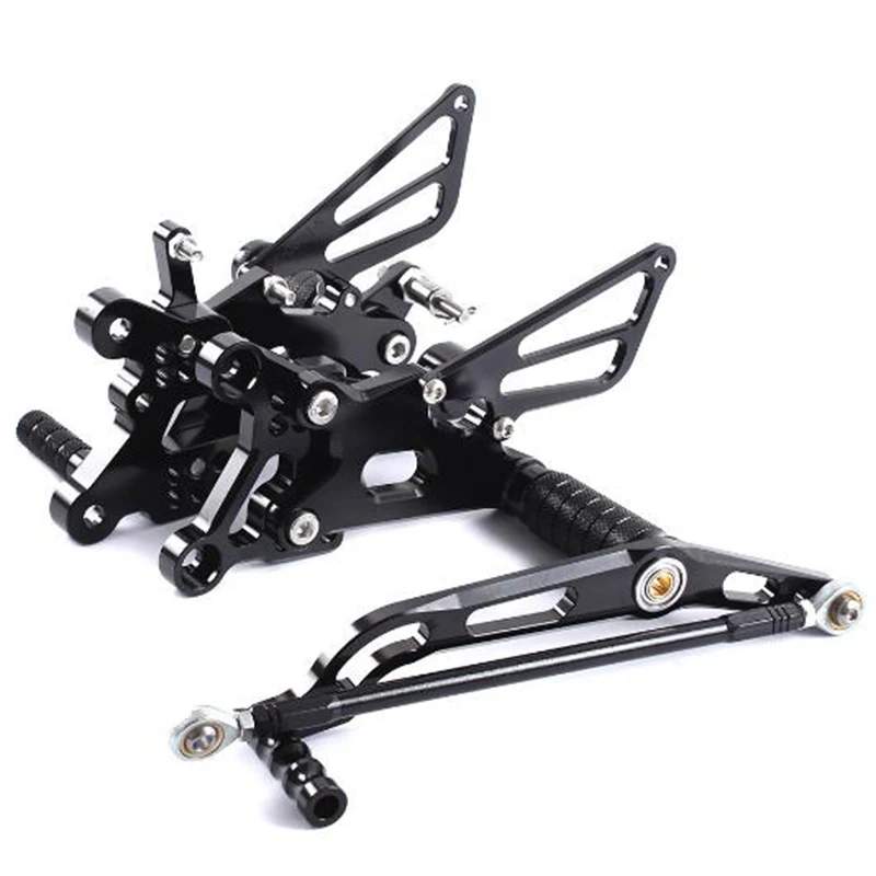 

CNC aluminum alloy motorcycle modified lift pedal assembly for Yamaha YZF R6 2006-2014 Rearset Foot Pegs