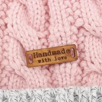 custom labels wooden labels personalized tags knit labels custom name handmade washable business name wd1439