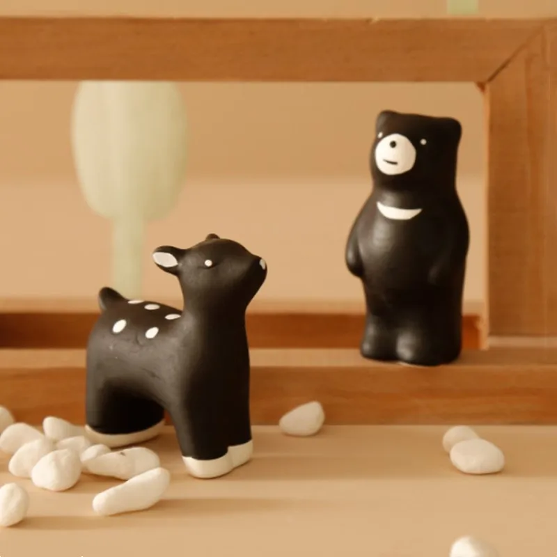 Настольная керамическая игрушка JO LIFE с милыми животными садовый милый