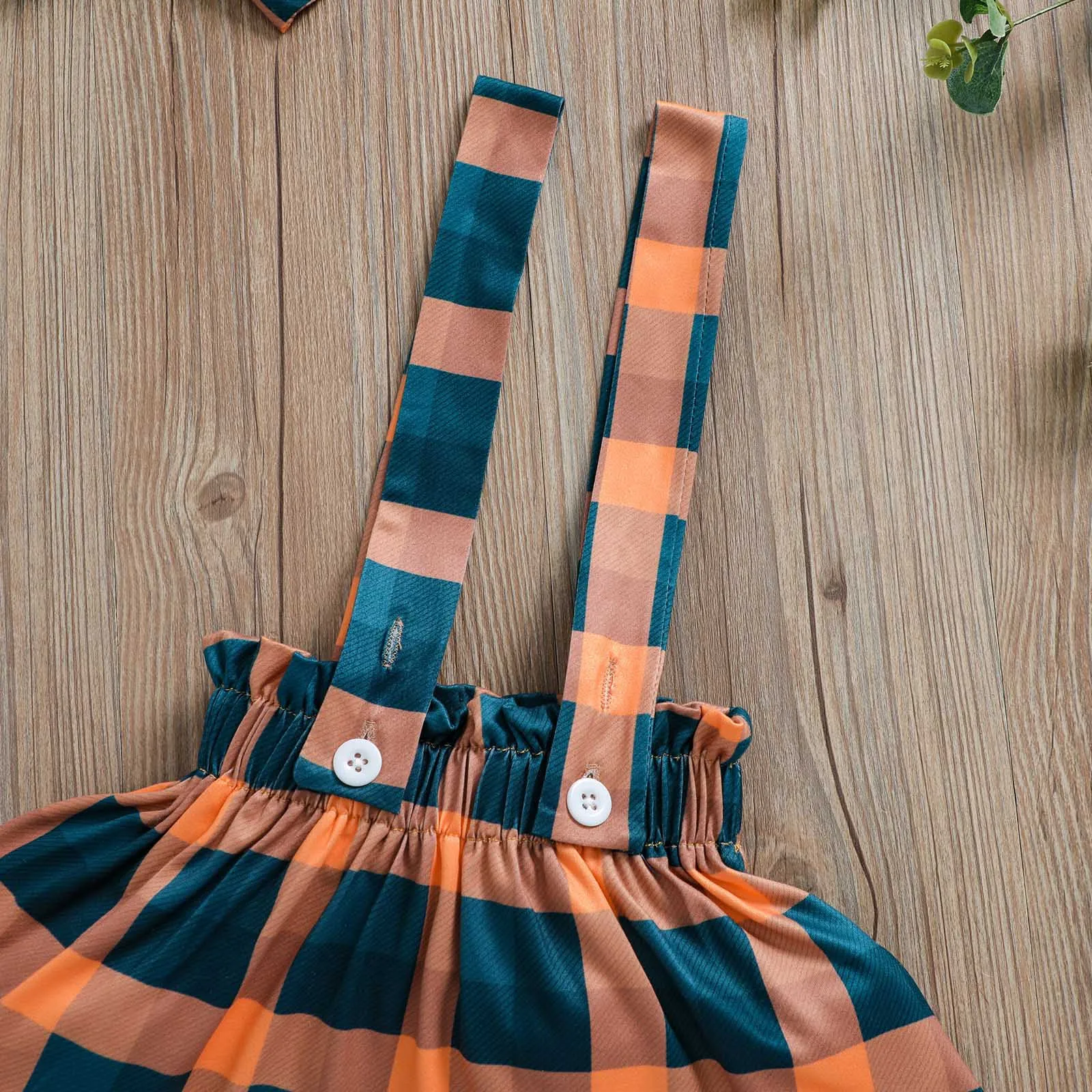 Семейная одежда для маленьких девочек новорожденных комбинезон с юбкой на