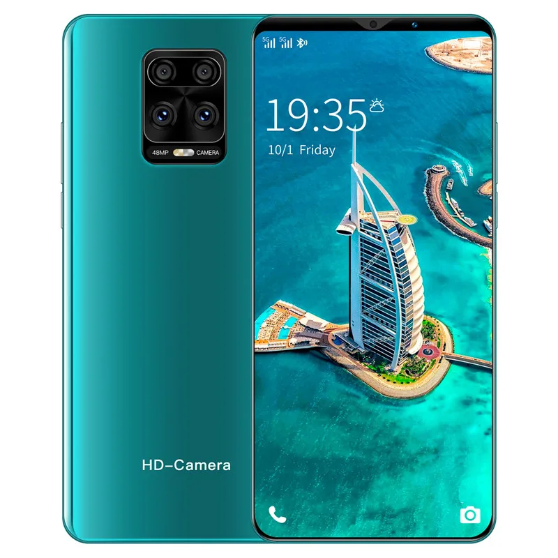 Новинка Мобильный телефон Note 9 Pro 6 1 дюйма 4800 аккумулятор 8 + 13 МП камера глобальная