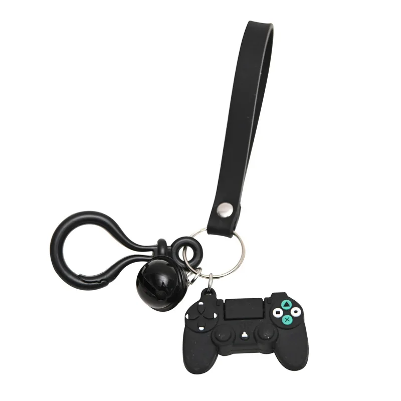 

New Fashion Stereo Cartoon Game Console Keychain Delicacy Keyring Childhood Exquisite Bag Car Hanging Fun Keychain Trinket Gift