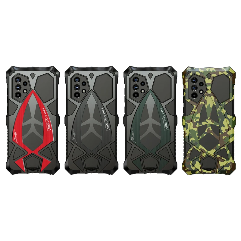 metal heavy duty protection for samsung galaxy a52 a72 s21 fe 5g case cover shockproof luxury phone armor coque fundas carcasa free global shipping