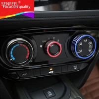 new car styling 3pcsset air conditioning heat control switch knob ac knob case for honda city xrv vezel hrv fit greiz 2014 2018