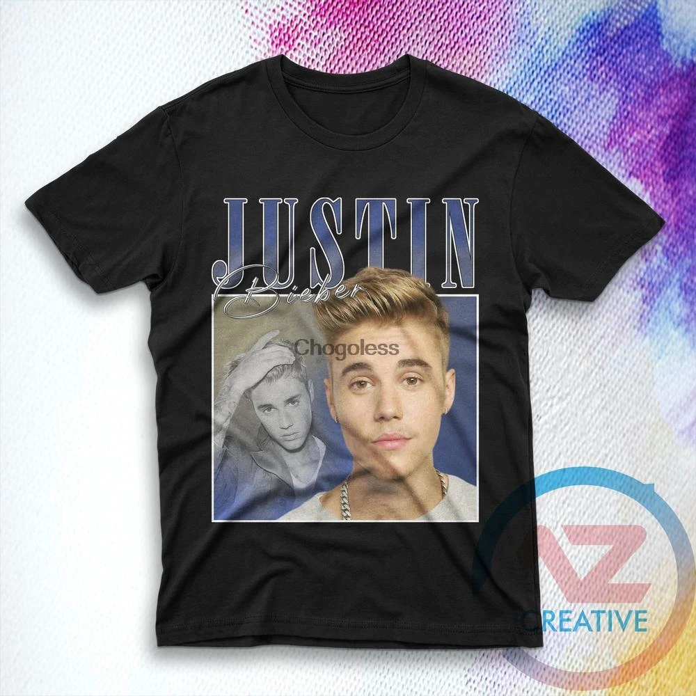 

JUSTIN BIEBER Rap Hip Hop Retro Vintage T Shirt New Men Women Size T Shirt BR 59 justin bieber merch tee christmas gift