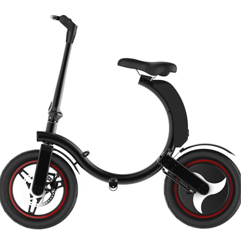 Новый 14 ''шины Портативный электрический скутер 36V 450W мотор складной велосипед