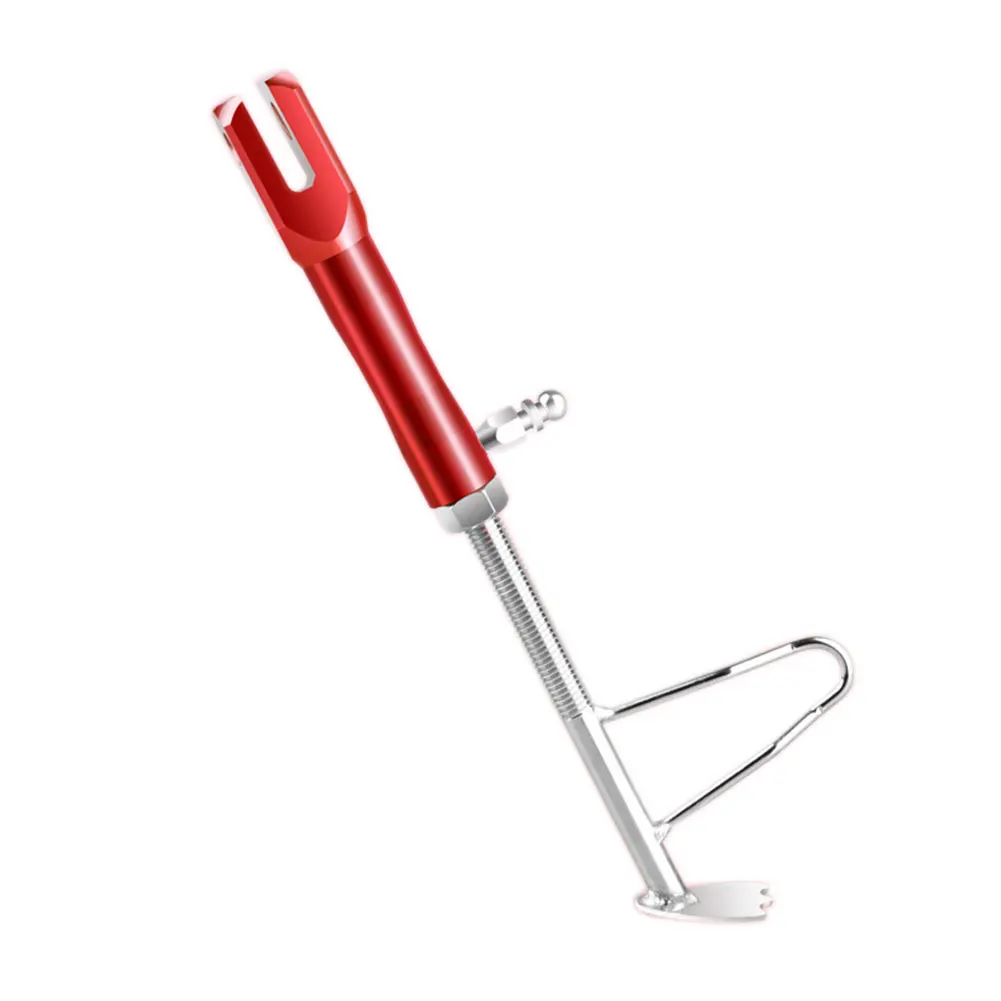 

Parking Wear Resistant Motorcycle Kickstand Aluminum Alloy Support Adjustable Easy Install Side Stand Bicycle Anti Corrosion