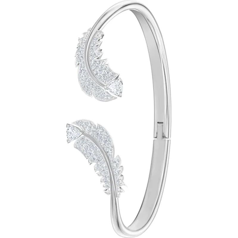 PANDOO модный шарм посеребренный Оригинал 1:1 копия светильник с перьями Открытый