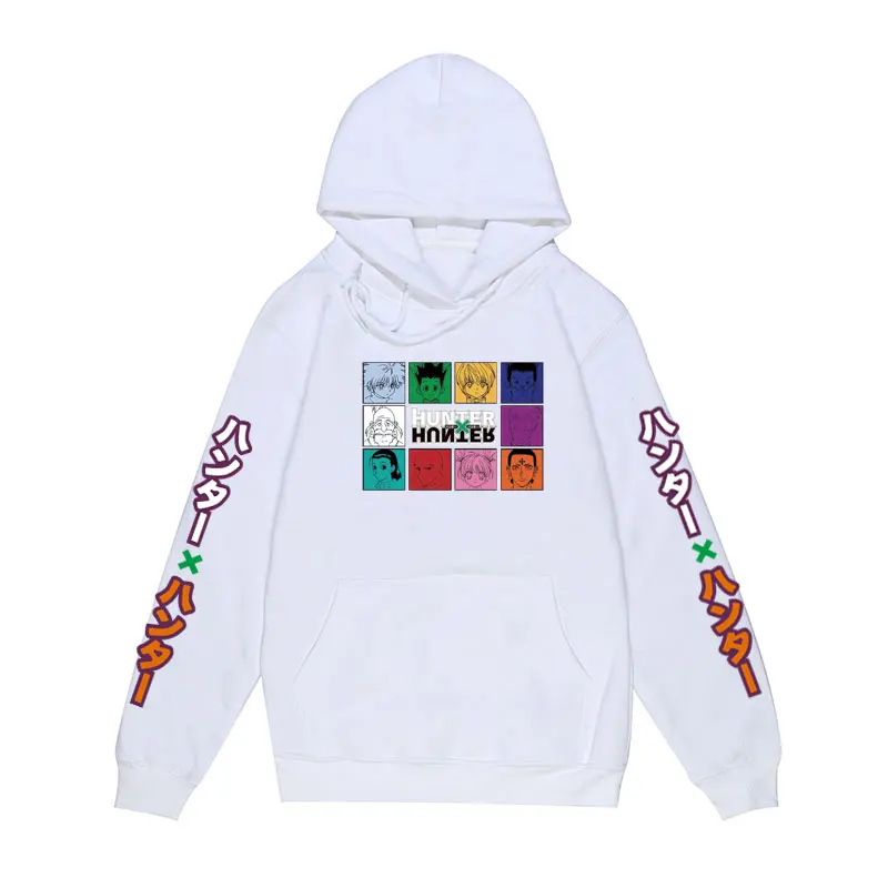 

Anime Hunter X Hunter Killua Leorio Kurapika Gon Hisoka Fashion Men Women Hoodies Boys Girls Print Casual Pullover Hooded Tops
