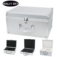 aluminium alloy case portable tool box for helmet dental loupe binocular magnifier headlight storage case suitcase metal box