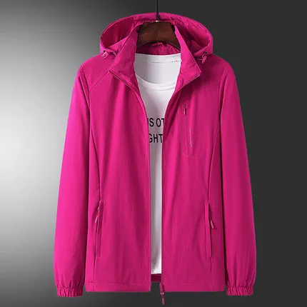 

Unisex outdoor hiking hooded jacket men women stretch waterproof windbreaker hoody mountaineering climbing elastic coat jackets