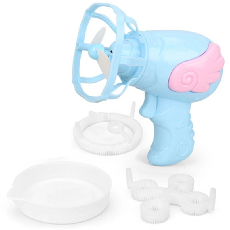 1Set Portable Fan Bubble Toy Blowing Maker with Mini Interactive Outdoor Kit Beach | Игрушки и хобби