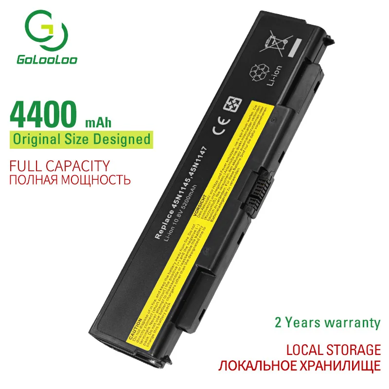 Gololoo 6 ячеек Аккумулятор для ноутбука T440P Lenovo ThinkPad L440 L540 T440pT540p W540 45N1144 45N1145 45N1148 45N1149